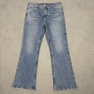 Harley Davidson Bootcut Jeans Womens 30 Blue Cotton Blend Denim Casual 30x27